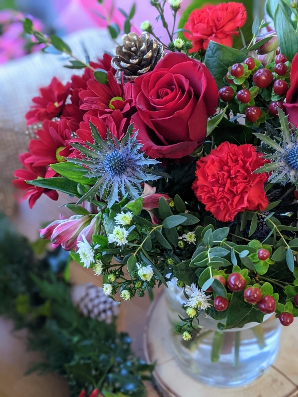 Simply Flowers Cheadle Local Flower Delivery Christmas Flower Bouquet